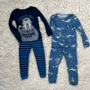 ✖️SOLD✖️ Carter’s Narwal/Walrus Pajamas